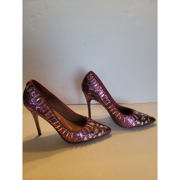 Steve Madden Galaxie Glitter Women's Heels Size 9M - Picture 2 of 4